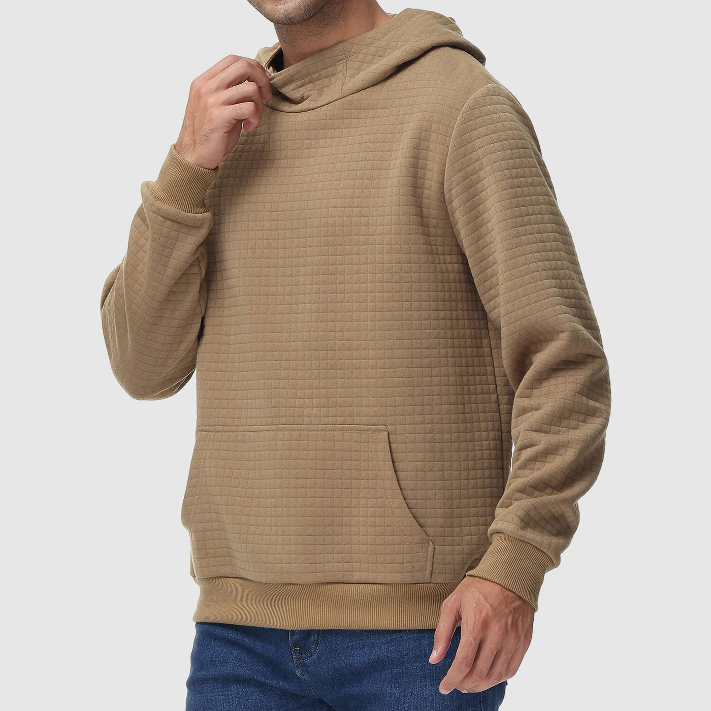 Dan Anthony Ribbad Hoodie i Streetstil